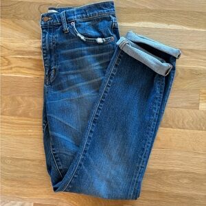 Madewell high rise slim boy jean